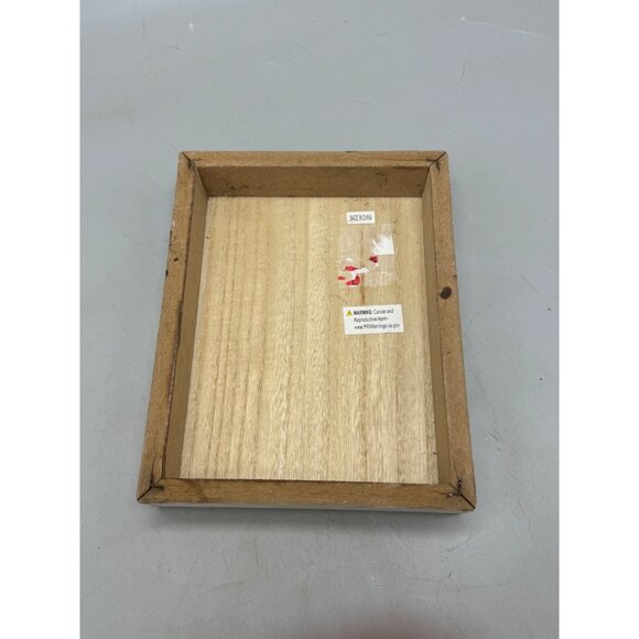 Bloom With Grace Wooden Wall Art Decor - Floral Hexagon Design 9" x 7" READ - Picture 14 of 14